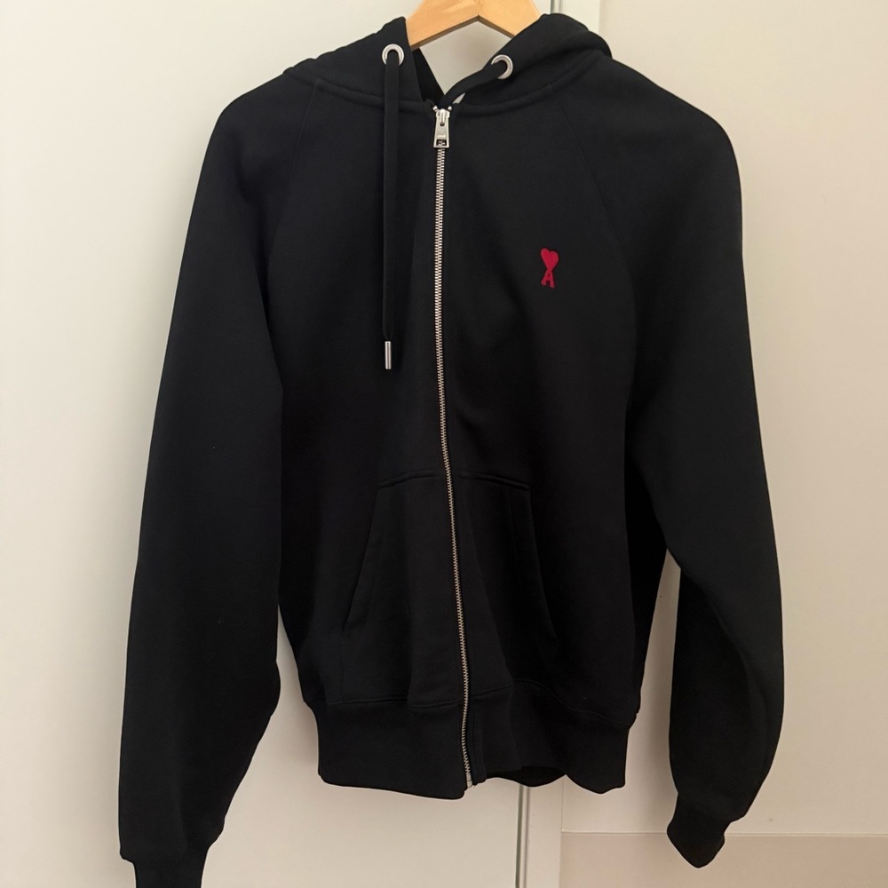 Like new Ami de Coeur zip up hoodie, size M